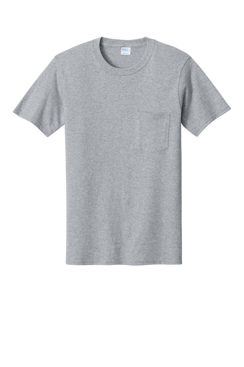 Port & Co PC54P Core Cotton Pocket Tee