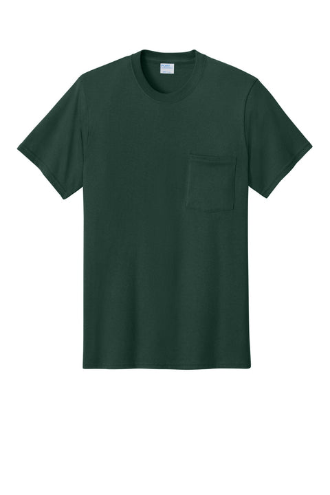 Port & Co PC54P Core Cotton Pocket Tee