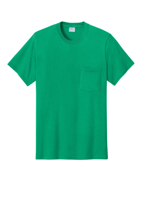 Port & Co PC54P Core Cotton Pocket Tee