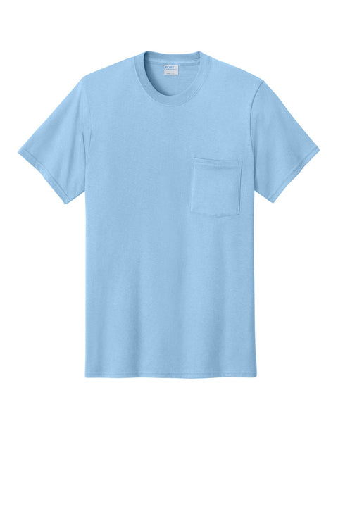 Port & Co PC54P Core Cotton Pocket Tee