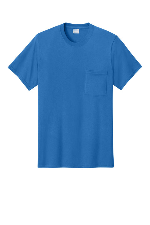 Port & Co PC54P Core Cotton Pocket Tee