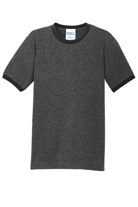 Port & Co PC54R Core Cotton Ringer Tee