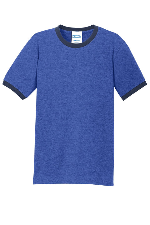 Port & Co PC54R Core Cotton Ringer Tee