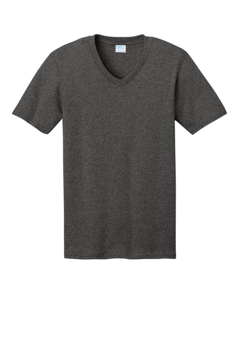 Port & Co PC54V Core Cotton V-Neck Tee