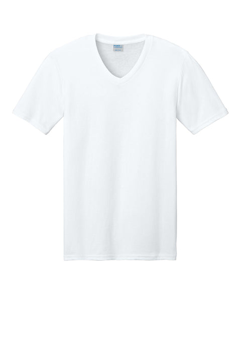 Port & Co PC54V Core Cotton V-Neck Tee