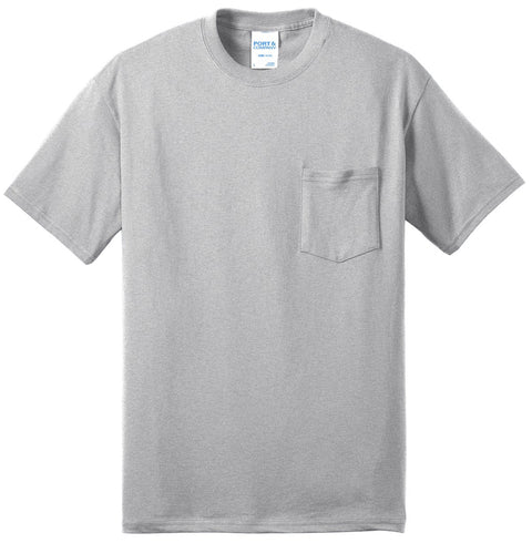 Port & Co PC55PT Tall Core Blend Pocket Tee