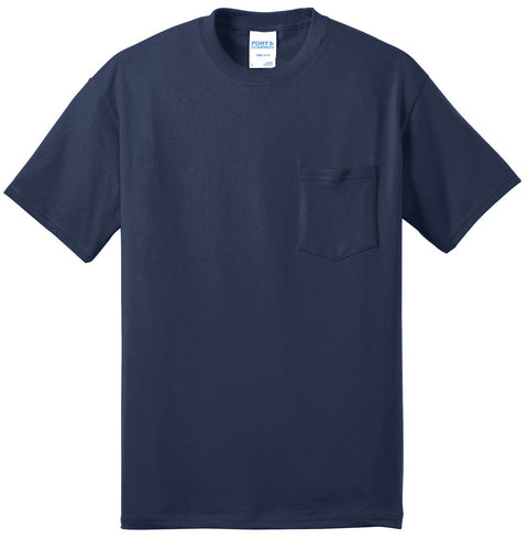 Port & Co PC55PT Tall Core Blend Pocket Tee