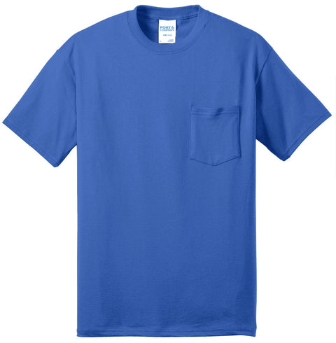 Port & Co PC55PT Tall Core Blend Pocket Tee