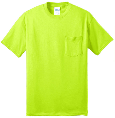 Port & Co PC55PT Tall Core Blend Pocket Tee