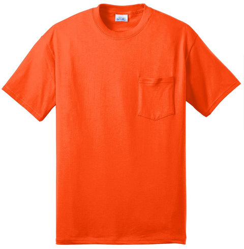 Port & Co PC55PT Tall Core Blend Pocket Tee