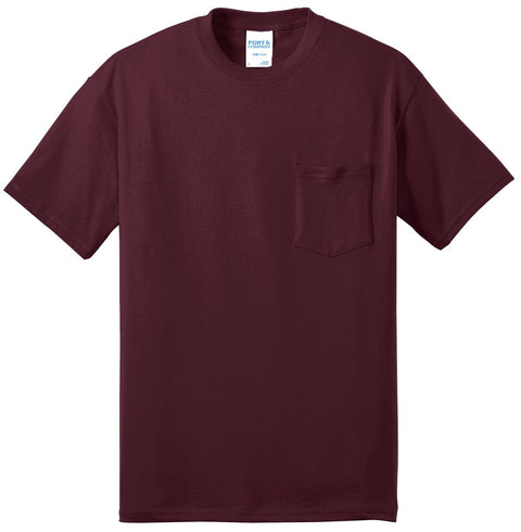 Port & Co PC55PT Tall Core Blend Pocket Tee