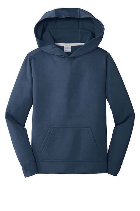 Port & Co PC590YH Youth Performance Fleece Pullover Hooded Sweatshirt