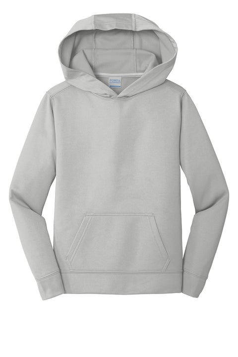 Port & Co PC590YH Youth Performance Fleece Pullover Hooded Sweatshirt