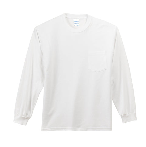 Port & Co PC61LSP Long Sleeve Essential Pocket Tee