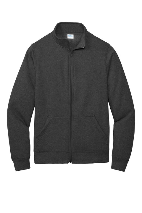 Port & Co PC78FZ Core Fleece Cadet Full-Zip Sweatshirt