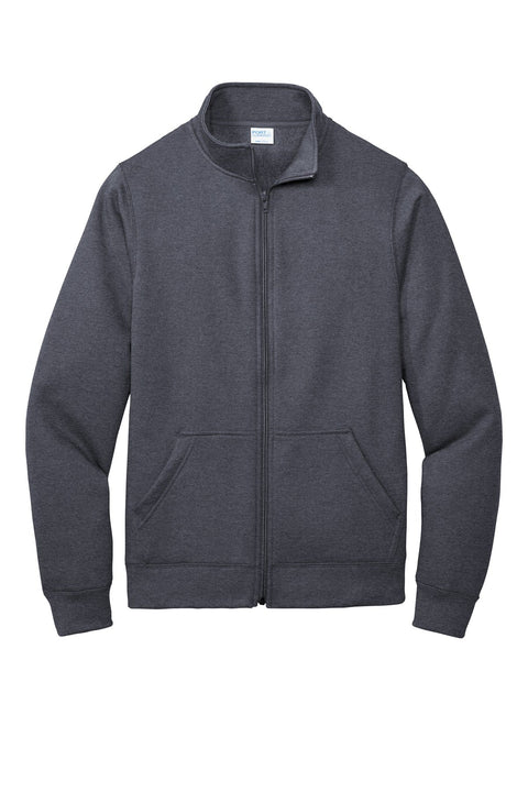 Port & Co PC78FZ Core Fleece Cadet Full-Zip Sweatshirt