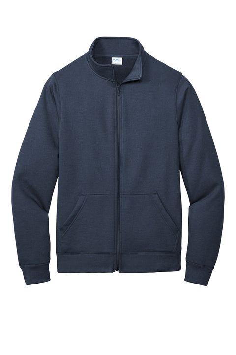 Port & Co PC78FZ Core Fleece Cadet Full-Zip Sweatshirt