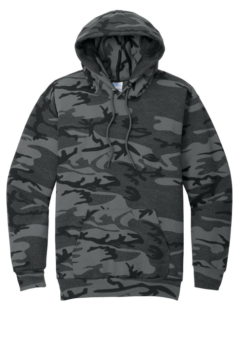 Port & Co PC78HC Core Fleece Camo Pullover Hooded Sweatshirt