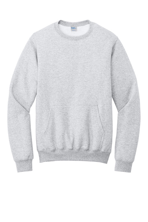Port & Co PC78PKT Core Fleece Crewneck Pocket Sweatshirt