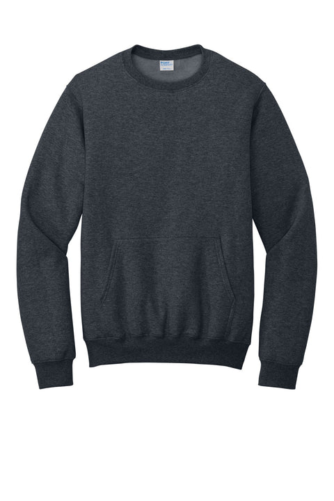 Port & Co PC78PKT Core Fleece Crewneck Pocket Sweatshirt
