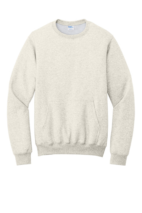 Port & Co PC78PKT Core Fleece Crewneck Pocket Sweatshirt