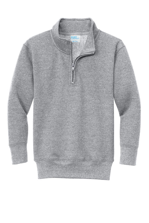 Port & Co PC78YQ Youth Core Fleece 1/4-Zip Pullover Sweatshirt