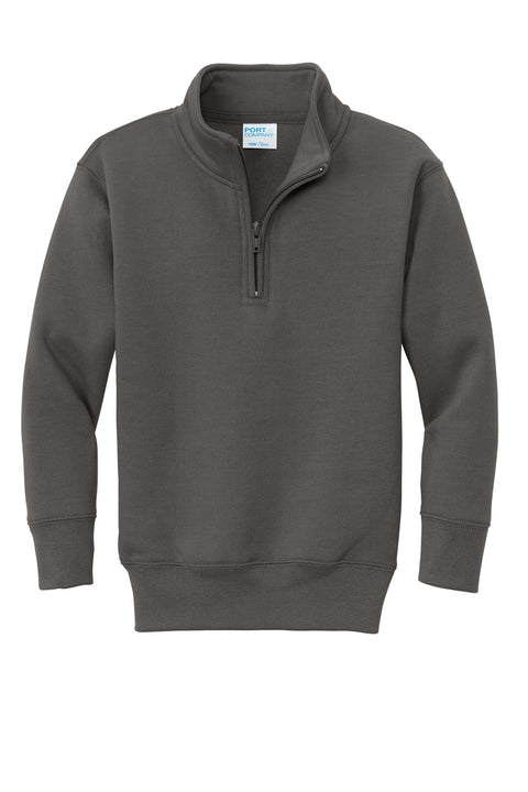 Port & Co PC78YQ Youth Core Fleece 1/4-Zip Pullover Sweatshirt