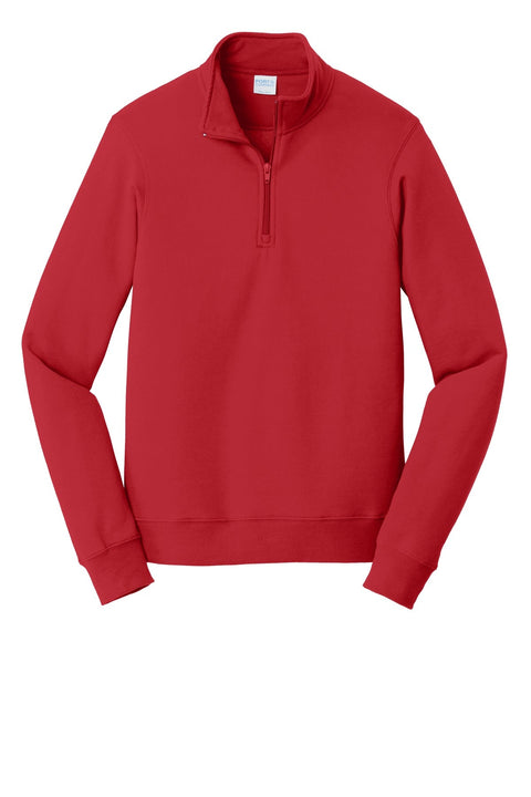 Port & Co PC850Q Fan Favorite Fleece 1/4-Zip Pullover Sweatshirt
