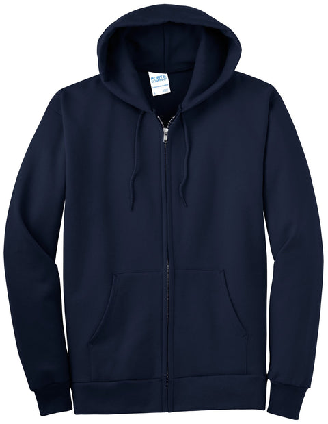 Port & Co PC90ZHT Tall Essential Fleece Full-Zip Hooded Sweatshirt