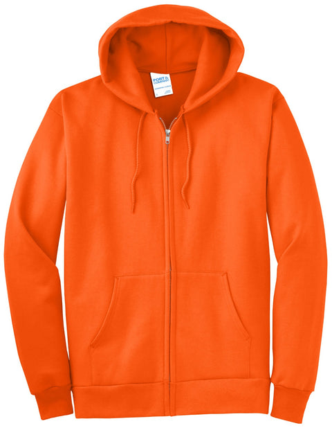 Port & Co PC90ZHT Tall Essential Fleece Full-Zip Hooded Sweatshirt