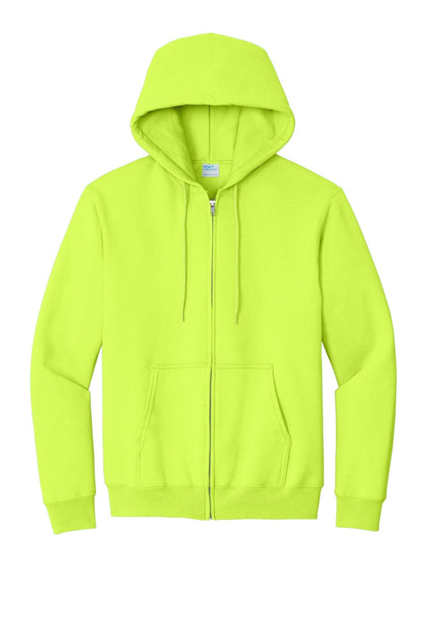Port & Co PC90ZH Essential Fleece Full-Zip Hooded Sweatshirt