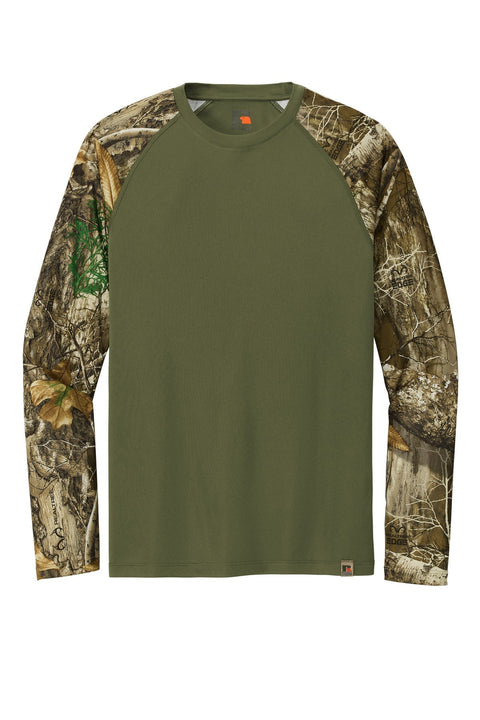 Russell Outdoors RU151LS Realtree Colorblock Performance Long Sleeve Tee
