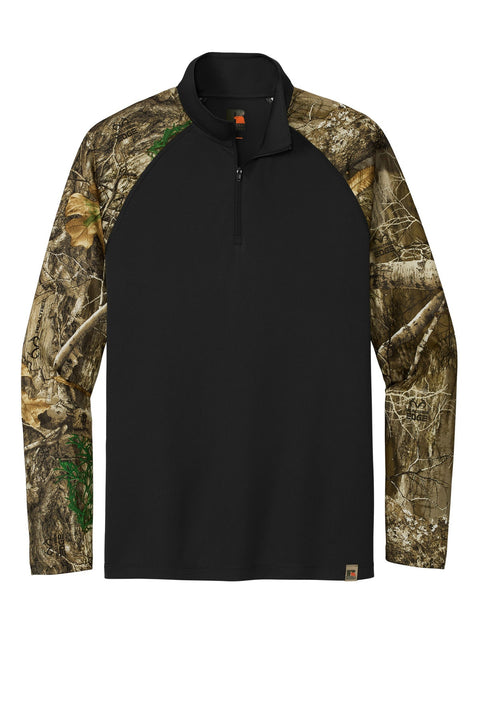 Russell Outdoors RU152 Realtree Colorblock Performance 1/4-Zip