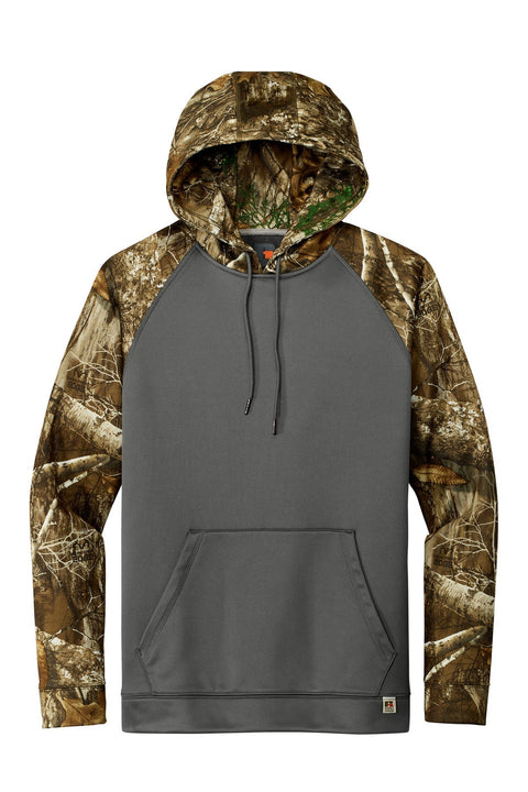 Russell Outdoors RU451 Realtree Performance Colorblock Pullover Hoodie