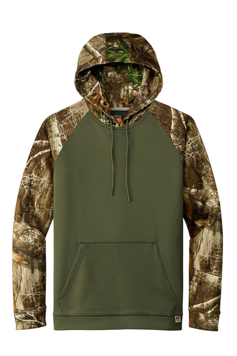 Russell Outdoors RU451 Realtree Performance Colorblock Pullover Hoodie