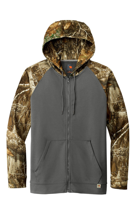 Russell Outdoors RU452 Realtree Performance Colorblock Full-Zip Hoodie