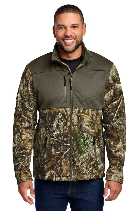 Russell Outdoors RU601 Realtree Atlas Colorblock Soft Shell