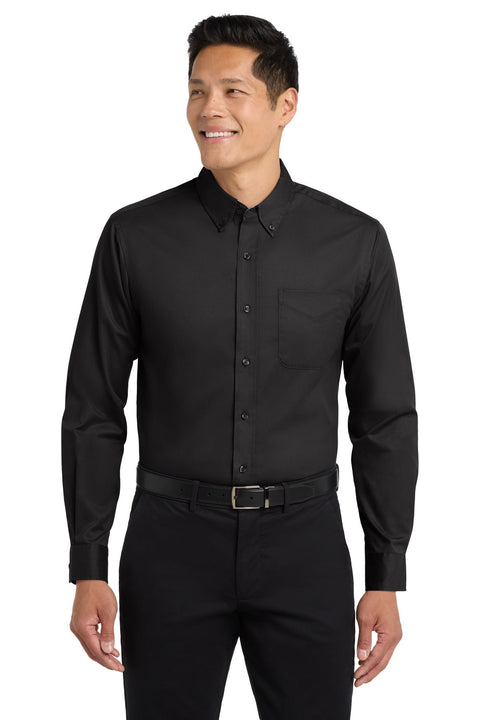 Port Authority S608ES Extended Size Long Sleeve Easy Care Shirt
