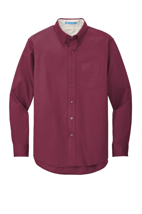 Port Authority S608ES Extended Size Long Sleeve Easy Care Shirt