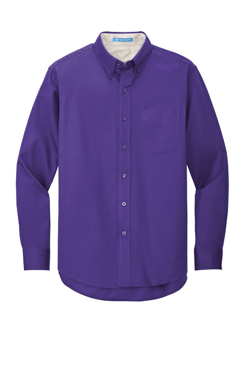 Port Authority S608ES Extended Size Long Sleeve Easy Care Shirt
