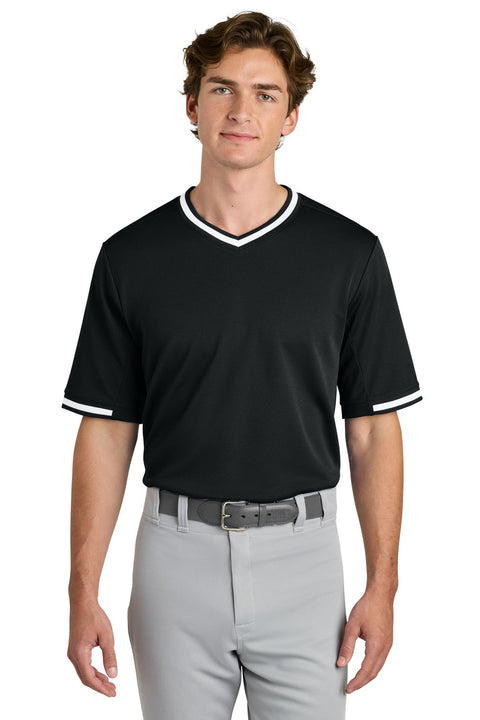 Sport-Tek ST221 Tough Mesh V-Neck Baseball Jersey