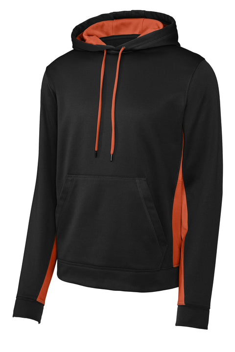 Sport-Tek ST235 Sport-Wick Fleece Colorblock Hooded Pullover