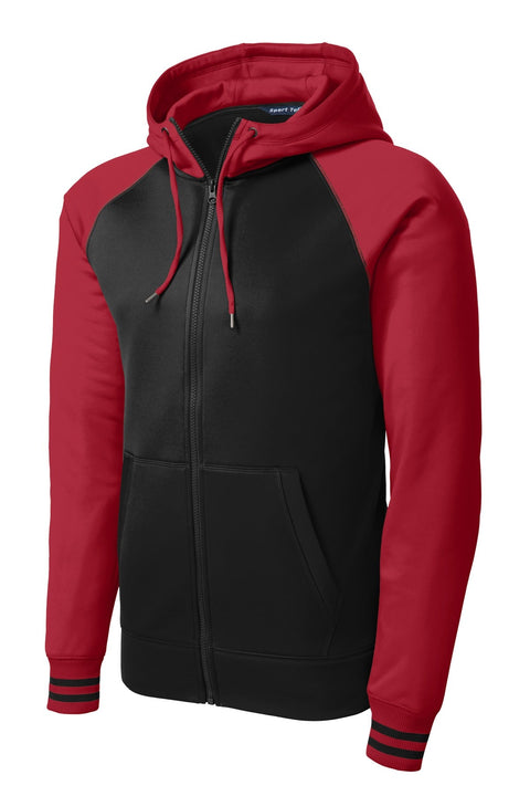 Sport-Tek ST236 Sport-Wick Varsity Fleece Full-Zip Hooded Jacket