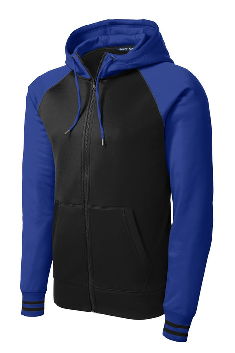 Sport-Tek ST236 Sport-Wick Varsity Fleece Full-Zip Hooded Jacket