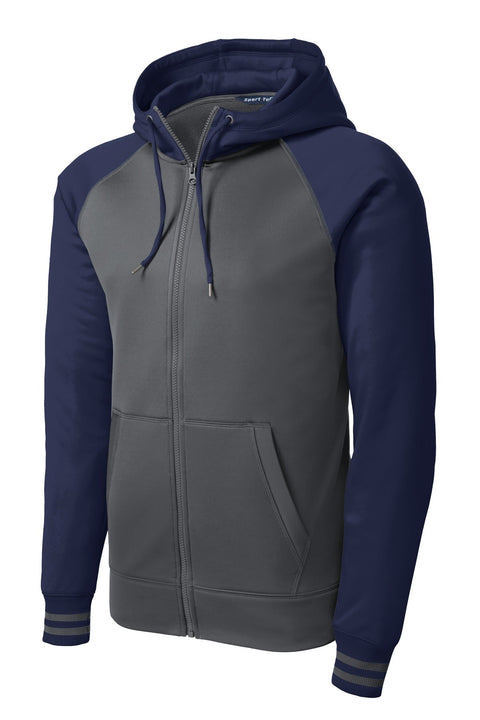 Sport-Tek ST236 Sport-Wick Varsity Fleece Full-Zip Hooded Jacket