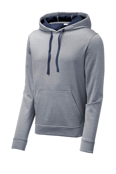 Sport-Tek ST264 PosiCharge  Sport-Wick  Heather Fleece Hooded Pullover