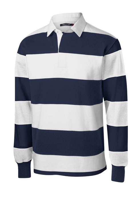 Sport-Tek ST301 Classic Long Sleeve Rugby Polo