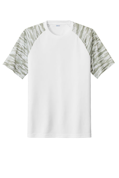 Sport-Tek ST376 Drift Camo Colorblock Tee