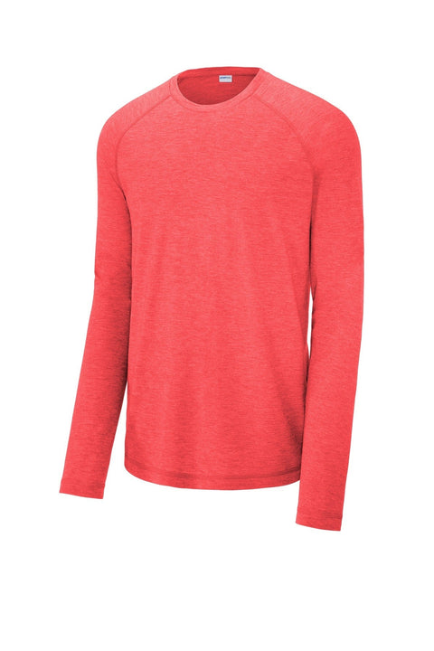 Sport-Tek ST400LS PosiCharge  Long Sleeve Tri-Blend Wicking Raglan Tee