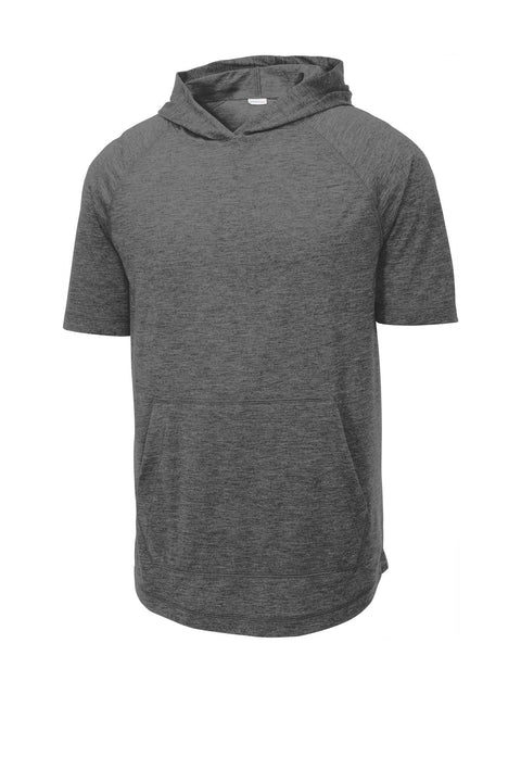Sport-Tek ST404 PosiCharge  Tri-Blend Wicking Short Sleeve Hoodie